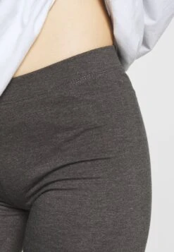 Even&Odd 2 PACK - Leggings - Hosen - Black/mottled Dark Grey -Even&Odd 032fc84393584ff684c092c6079127bf