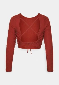 Even&Odd Langarmshirt - Brown -Even&Odd 04259049f9584ff1aead5ffd6ffbe828