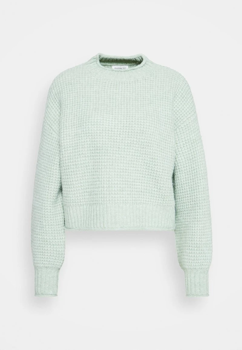 Even&Odd MOSS STITCH JUMPER - Strickpullover - Light Green 3 Even&Odd MOSS STITCH JUMPER - Strickpullover - Light Green