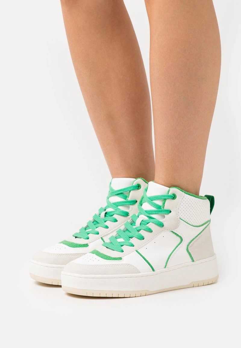 Even&Odd Sneaker High - White/green 3 Even&Odd Sneaker High - White/green