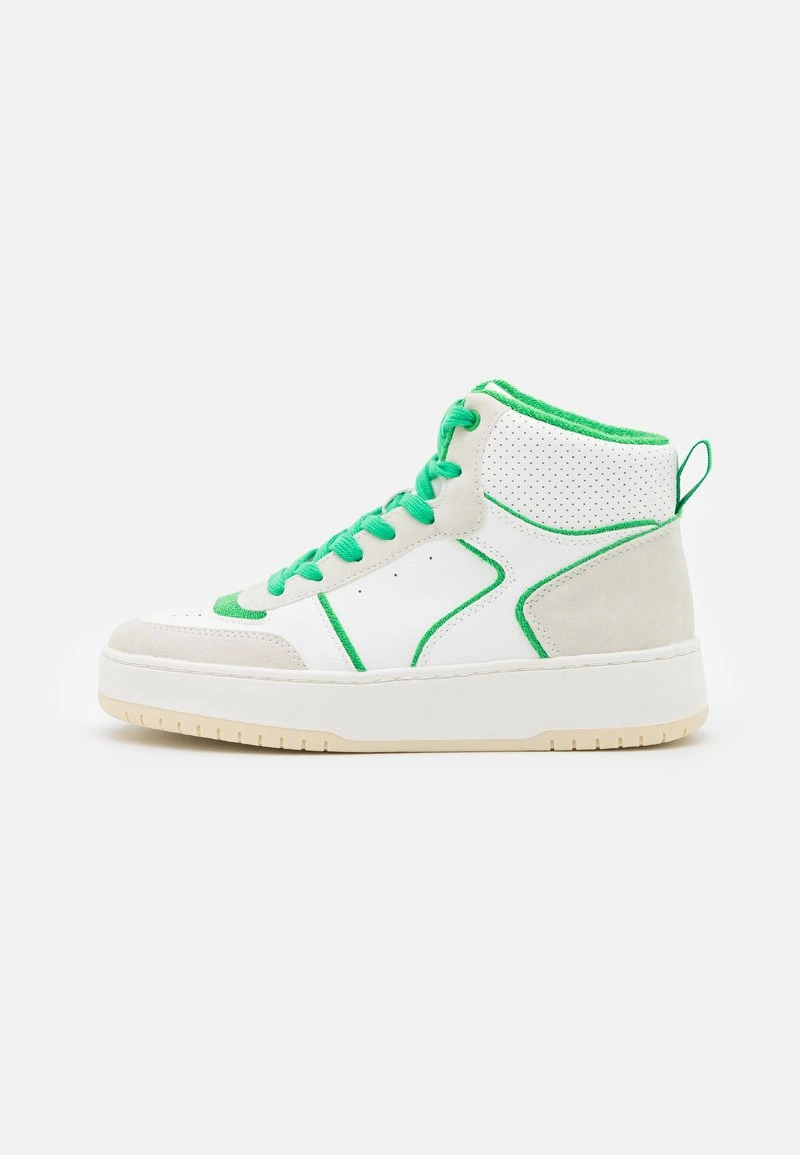 Even&Odd Sneaker High - White/green 4 Even&Odd Sneaker High - White/green – Bild 2