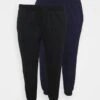 2er PACK - SLIM FIT JOGGERS - Jogginghose - Black/blue 1 2er PACK - SLIM FIT JOGGERS - Jogginghose - Black/blue -Even&Odd 28b14d51df90470d98efdddd21827bd2