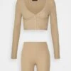 Even&Odd SET - Strickjacke - Beige -Even&Odd 28fd56df58d04db28b2b1d2d5cdb1200