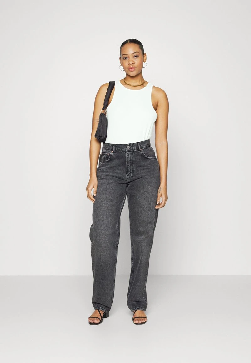 2 PACK - Top - White/ Brown 3 2 PACK - Top - White/ Brown