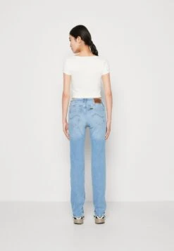 Even&Odd 2 PACK - T-Shirt Basic - White/blue -Even&Odd 35ed2f36280a4d179c357ec0c5fbe950