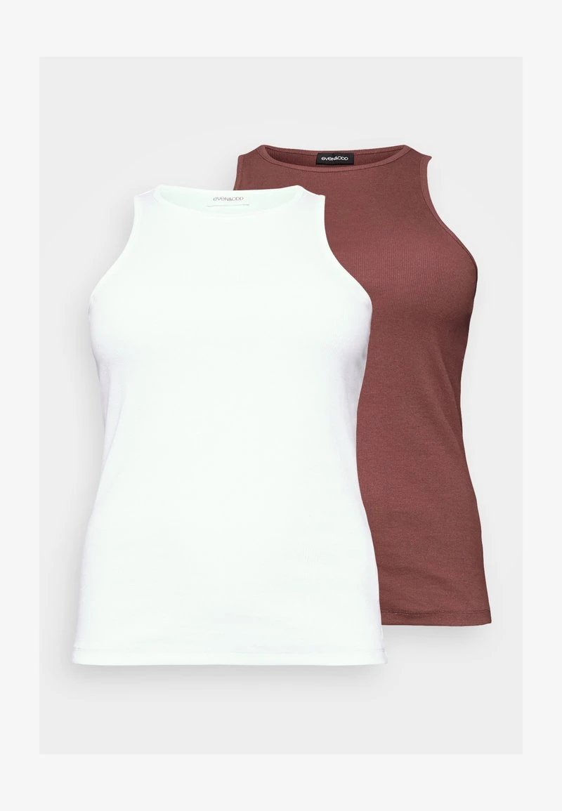 2 PACK - Top - White/ Brown 7 2 PACK - Top - White/ Brown – Bild 5