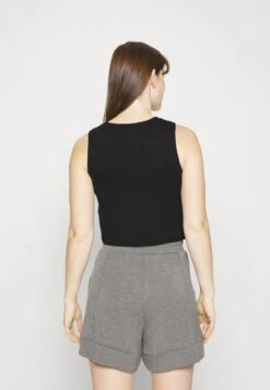 MUSCLE TANK - Top - Black -Even&Odd 474dd6cb372f488695f2383925e59916