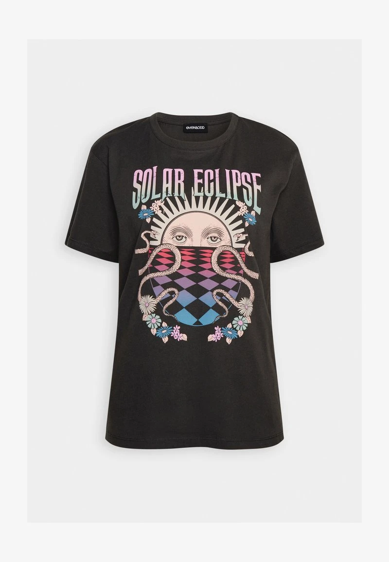 Even&Odd T-Shirt Print - Anthracite 6 Even&Odd T-Shirt Print - Anthracite – Bild 4