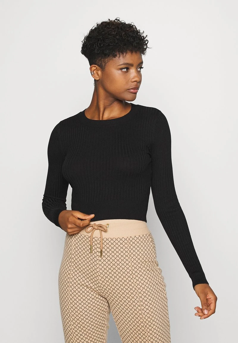 Even&Odd 2 PACK - Strickpullover - Black/sand 6 Even&Odd 2 PACK - Strickpullover - Black/sand – Bild 4