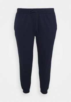 2er PACK - SLIM FIT JOGGERS - Jogginghose - Black/blue -Even&Odd 5006318375ef4e7696962459f5a8198c