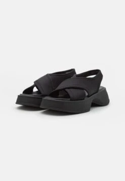 Even&Odd Plateausandalette - Black -Even&Odd 5115fa39c222481995f76529cbdddca9