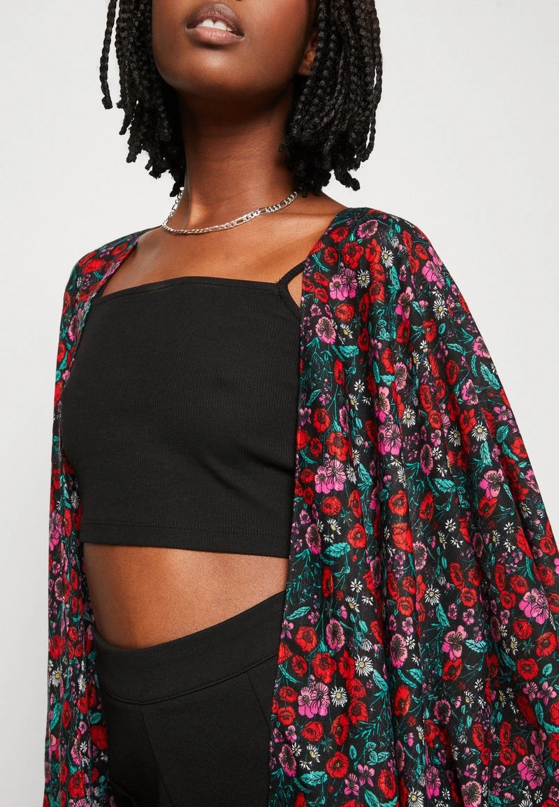 Even&Odd FLORAL - Leichte Jacke - Red 4 Even&Odd FLORAL - Leichte Jacke - Red – Bild 2