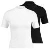 2ER PACK - T-Shirt Print - White/black -Even&Odd 681c097f15084a12afa3c8dbe2ecea4e