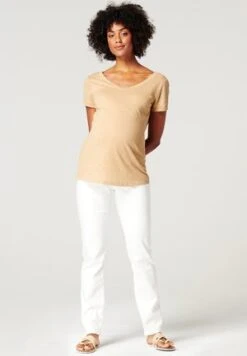 T-Shirt Basic - Light Brown -Even&Odd 7529ee9597a949a9b0607cf2a3ee23fb
