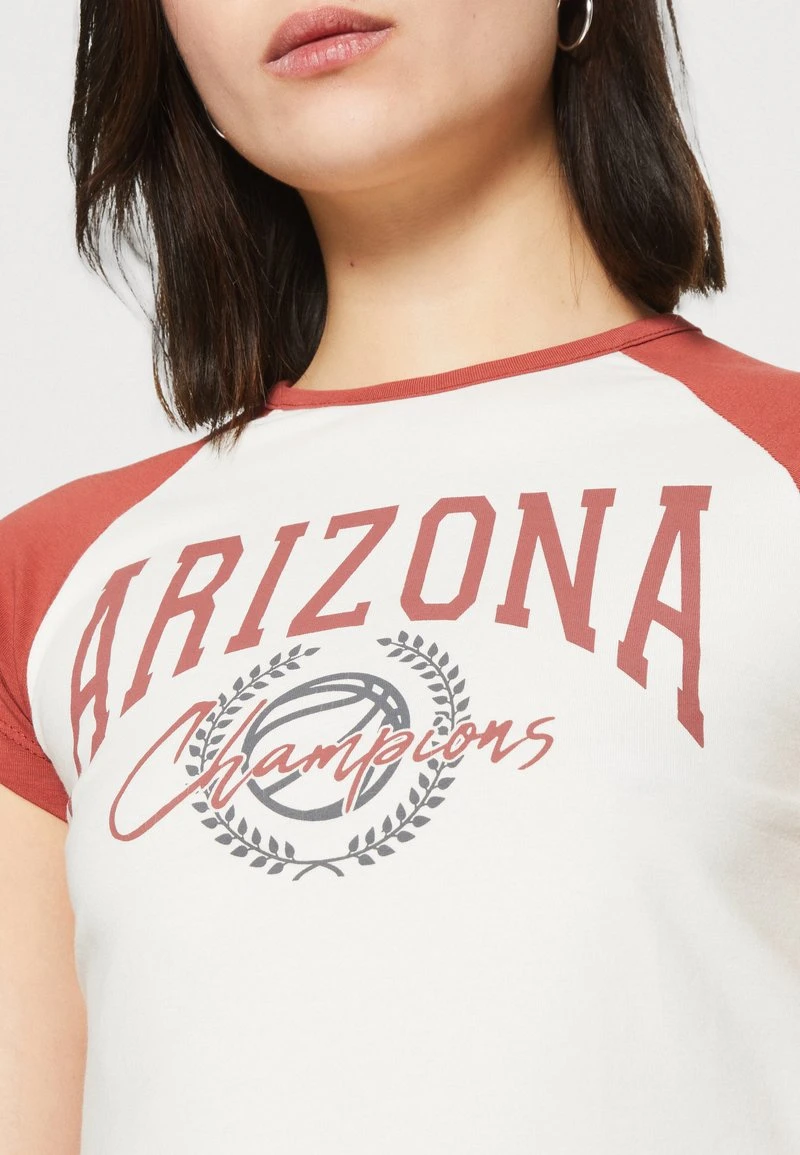 Even&Odd T-Shirt Print - White/red 8 Even&Odd T-Shirt Print - White/red – Bild 6