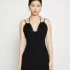 STRAPPY LACE INSERT OPEN NECKLINE MINI BODYCON DRESS - Cocktailkleid/festliches Kleid - Black -Even&Odd 88ce50b5d8b743568e2883e710fe6877