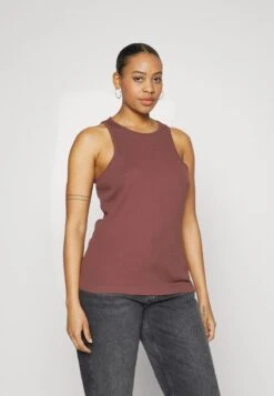 2 PACK - Top - White/ Brown 11 2 PACK - Top - White/ Brown -Even&Odd 9502c8b429374587a2f6dfd512dd0dfc