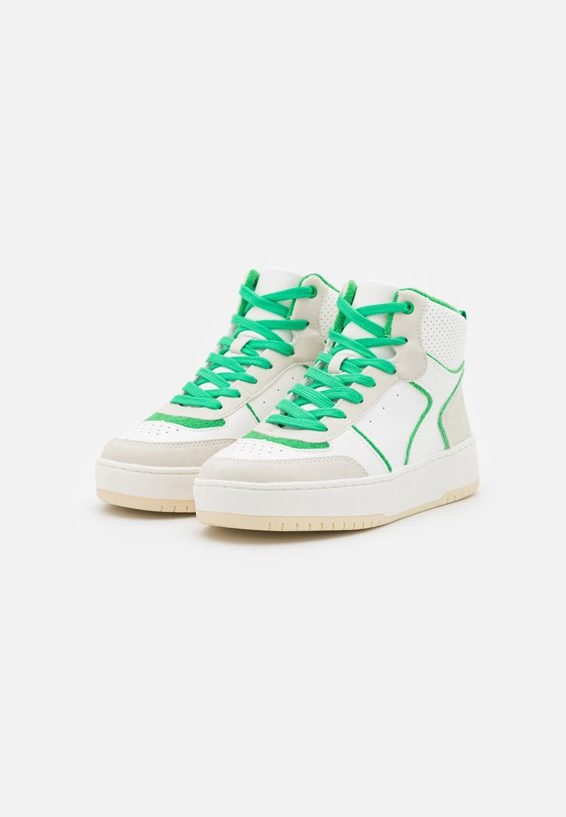 Even&Odd Sneaker High - White/green 5 Even&Odd Sneaker High - White/green – Bild 3
