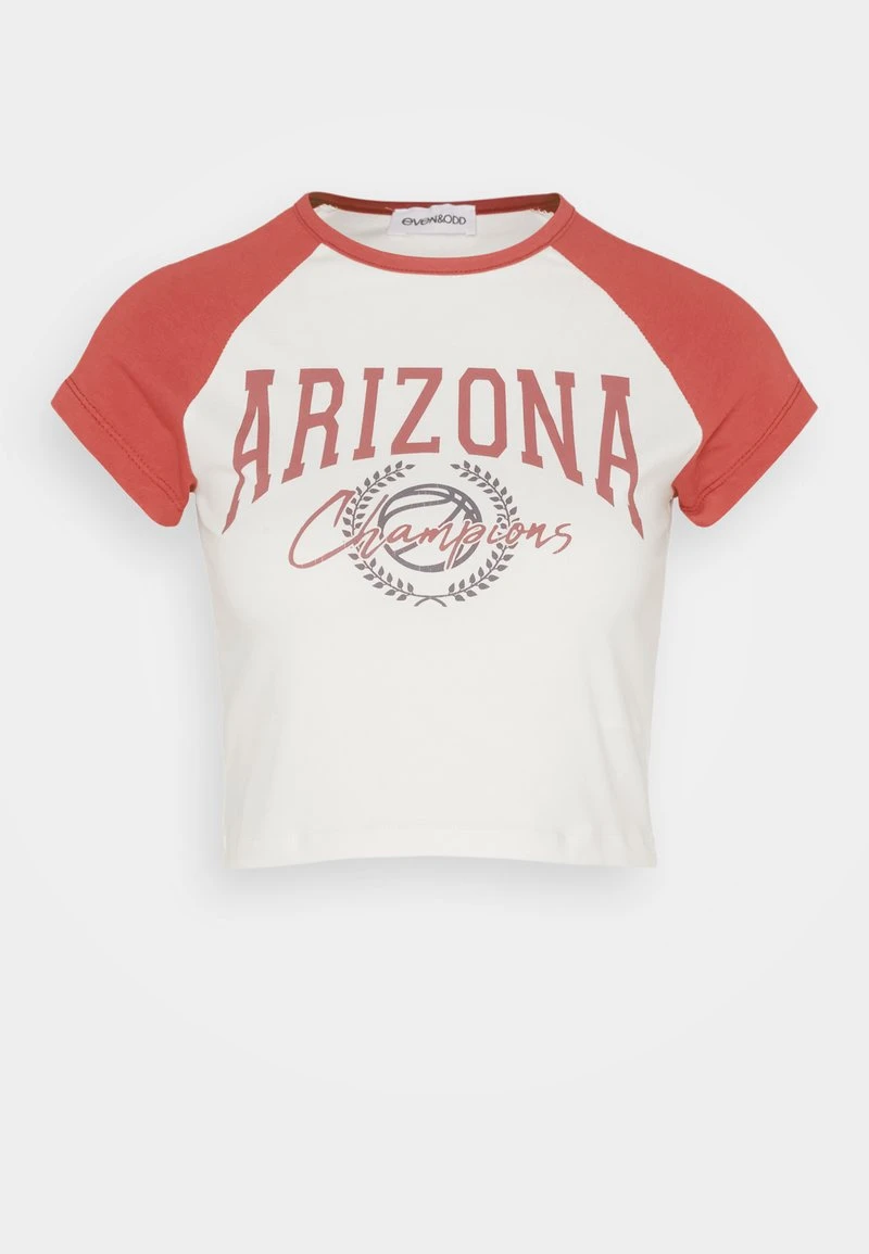 Even&Odd T-Shirt Print - White/red 7 Even&Odd T-Shirt Print - White/red – Bild 5