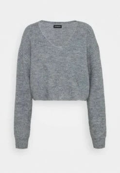 Even&Odd Strickpullover - Mottled Grey -Even&Odd bb1b9401a3444abf8700279963244dab 1