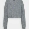 Even&Odd Strickpullover - Mottled Grey -Even&Odd bb1b9401a3444abf8700279963244dab