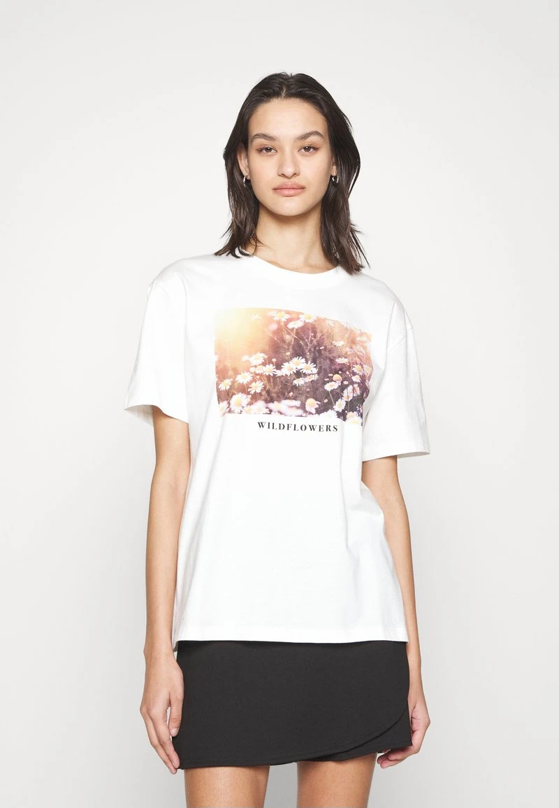Even&Odd T-Shirt Print - White 3 Even&Odd T-Shirt Print - White