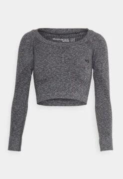 SEAMLESS CROPPED LONGSLEEVE - Langarmshirt - Black 11 SEAMLESS CROPPED LONGSLEEVE - Langarmshirt - Black -Even&Odd c26c793dde0643688894badc0a11629d