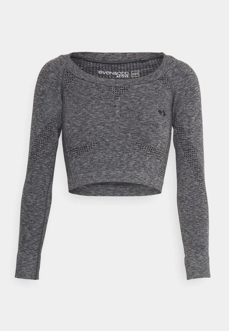 SEAMLESS CROPPED LONGSLEEVE - Langarmshirt - Black 6 SEAMLESS CROPPED LONGSLEEVE - Langarmshirt - Black – Bild 4