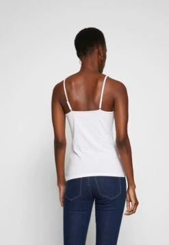 TRIM CAMI 2 PACK - Top - White/black -Even&Odd c762765936244a5388e4259054223d23