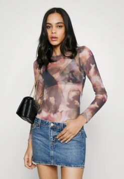 Even&Odd 2in1 - T-Shirt Print - Black/multi-coloured -Even&Odd d0fd7186844c424faedaead36692095b