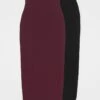 Even&Odd 2 PACK - Bleistiftrock - Black/bordeaux 2 Even&Odd 2 PACK - Bleistiftrock - Black/bordeaux -Even&Odd de49c78515b8426e8f219c4edb577c7e
