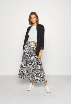 Even&Odd 2 PACK CROPPED TANK - T-Shirt Basic - Black/white